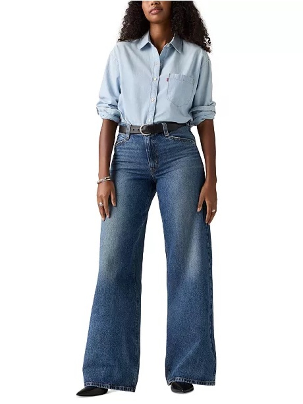 Levi’s ‘94 Baggy Wide Leg Women’s Relaxed Fit Blue Jeans Sz 28 NWT